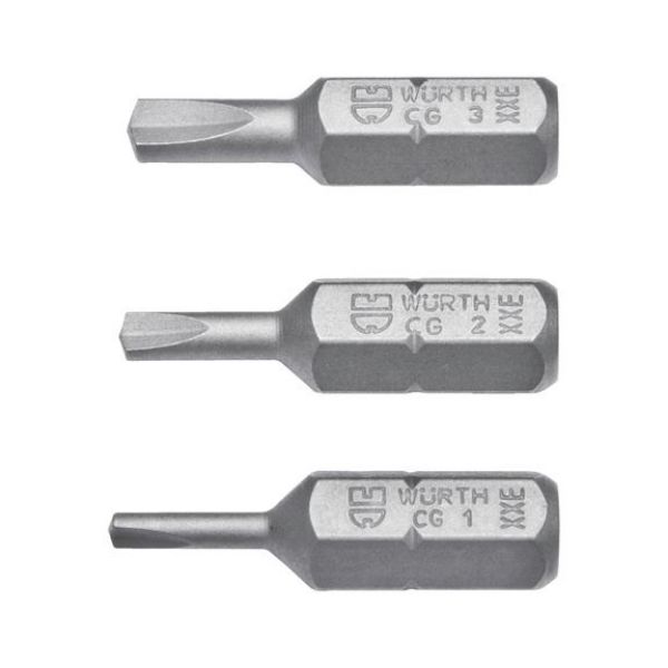 Clutch bit assortment, 3 pcs. - BIT-SAFE-SET-CLUTCH-(3/32-5/32IN)-3PCS