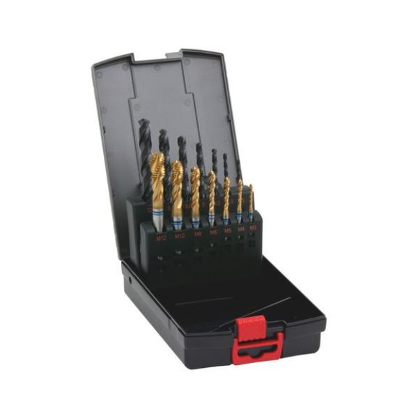 Picture for category Scrw tap cass. HSCo lnglfe blue blind hole 14 pcs.