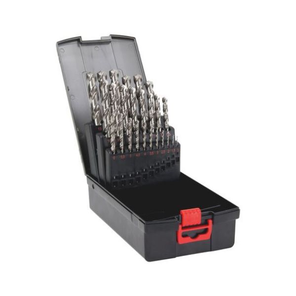 Picture for category Twist drill HSS DIN 338 type RW assmnt. 25 pieces