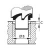 Threaded bushing for car spark plug repairs TIME-SERT&lt;SUP&gt;&reg;&lt;/SUP&gt; - NUT-INRT-SPARKPLUG-M10X1X15
