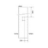 Clothes lift KL 15 S - CLTHLFT-KL15S-15KG-(600-830MM)