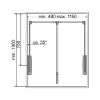 Clothes lift KL 15 S - CLTHLFT-KL15S-15KG-(600-830MM)