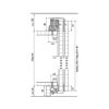 Sliding door fitting for external doors - SLIDDRFITT-RSB85-HV-2D-DT25MM