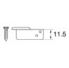 Furniture hinge  EasyClick - HNGE-EACL-D-SCRON-52/5,5-110-C09
