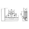 Sliding door fitting guide roller SB 20 E - AY-ROLL-SLIDDR/SB20E-BOTTOM-WHITE