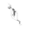 One-way runner - AY-GUIDERAIL-SLIDDR-ALU-PNCH-3500MM