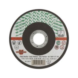 Cutting disc for stainless steel - CUTDISC-GREEN-A2-SR-TH1,0-BR22,2-D125MM