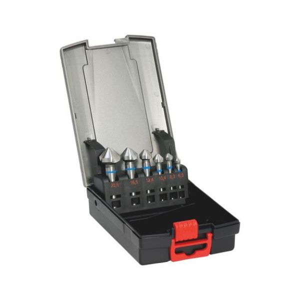 Picture for category Conical countersink assortment HSS, blue ring