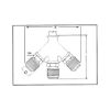 Three-way distributor - DISTR-PN-3WAY-BRS-CPL-G3/8IN