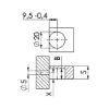 System connector SV 20 E - SYSCON-SV20E-ZD-PLUG-AW20-(NI)-19MM