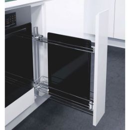 Full shelf pull-out 90&deg; VS SUB Slim - PULOUT-FE-FLRCRBRD-(CR)-SUB-SL-PLATE-150