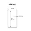 Full shelf pull-out 90&deg; VS SUB Slim - PULOUT-FE-FLRCRBRD-(CR)-SUB-SL-PLATE-150
