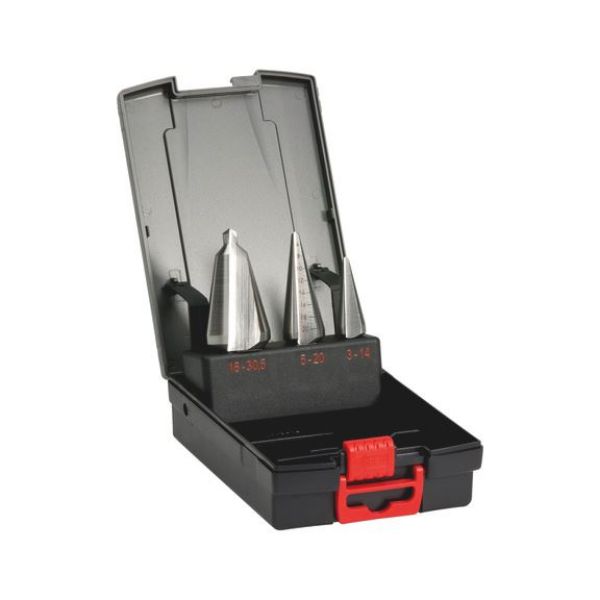 Picture for category Sheet metal conical drill bit set HSS
