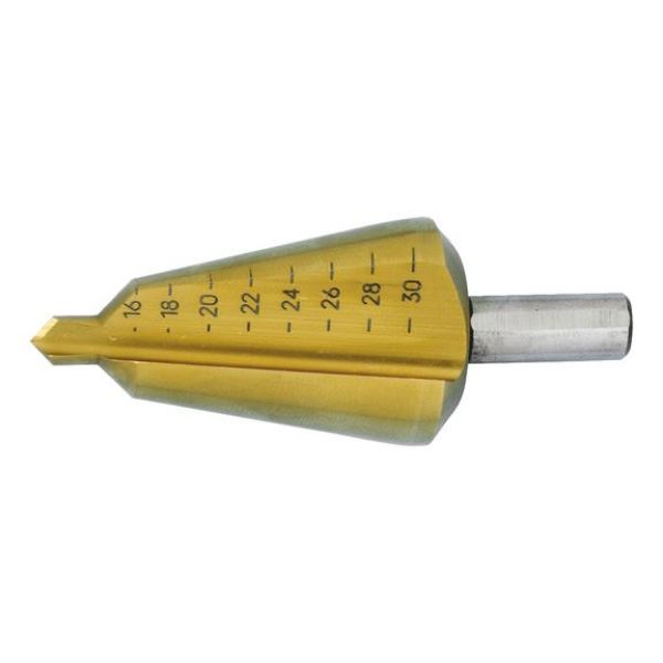 Picture for category Sheet metal conical drill bit HSS titanium-nitride
