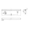 Bar handle - HNDL-ROD-A2-12X160MM