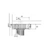 Base height adjuster Type B - BSEHIADJ-KCH-B-SCREWON-60MM