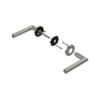 Door handle A 305 - DH-A2-A305-GE-ROS-CK-L/R-MATT