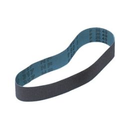 Synthetic corundum sanding belt for satin-finishing machine - SNDBL-F/MAT-G40-40X600MM