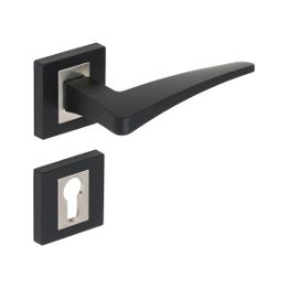 Door handle ZD 44 - DH-ZD-44-ROS-CK-(NI)-MATT-BLACK
