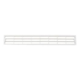 Ventilation grille with covering edge - VENTGRIL-PS-TRAFFICWHITE