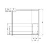 Flap holder MINI type DW - FLPHOLD-MINI-DOOR-DOWNWARD-FACING-S16