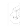 Flap holder MINI type DW - FLPHOLD-MINI-DOOR-DOWNWARD-FACING-S16