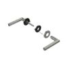 Door handle  A 205 - DH-A2-A205-CLICKFIX-ROS-WC-MATT
