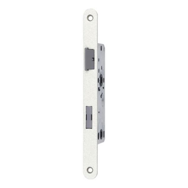 Interior door mortise lock WC, class 1 - MORTSLOK-CL1-WC-DIN/L-SILVER-GREY-20MM
