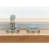 Interior door mortise lock WC, class 1 - MORTSLOK-CL1-WC-DIN/L-SILVER-GREY-20MM