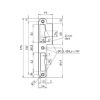 Tab locking plate - AY-TAPLOCKPLATE-DRLOK-DIN/R-A2-MATT