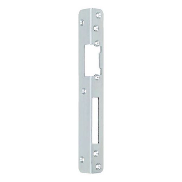 Central locking plate for recessing - AY-ANGLLOKPLT-DRLOK/EL-R-SILVER-4-9-10