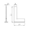 Steel square - TRYSQUAR-4036-300X180MM