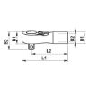 1&quot; ratchet head - RTCHHD-1IN-(F.THNDL-D27,8MM)-L170MM