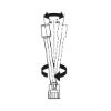 1/4-inch angled extension - ANGLEXT-1/4IN-L25MM