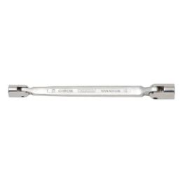 Double-jointed socket wrench - DBENDSKTWRNCH-METR-JOINTED-WS16X18MM