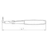 Tongs for shaft locking clips - CRCLIPPLRS-L200MM