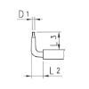 Tongs for shaft locking clips - CRCLIPPLRS-L200MM