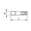 Screw handle - FILEWLET-SCR-F.NEEDLEFILE