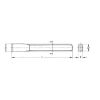 Flat chisel In line with DIN 6453 - HNDCHIS-FL-L175-B22MM