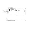 Plier wrench - PLRSWRNCH-(WS0-35MM)-L180MM