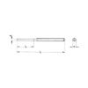 Pin punch - PINPNCH-2,5MM-L150MM