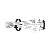 1/4-inch angled extension - ANGLEXT-1/4IN