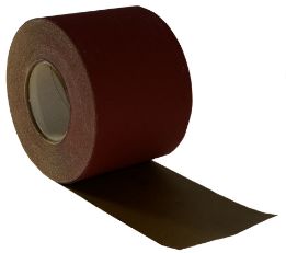 Dry abrasive paper roll Red