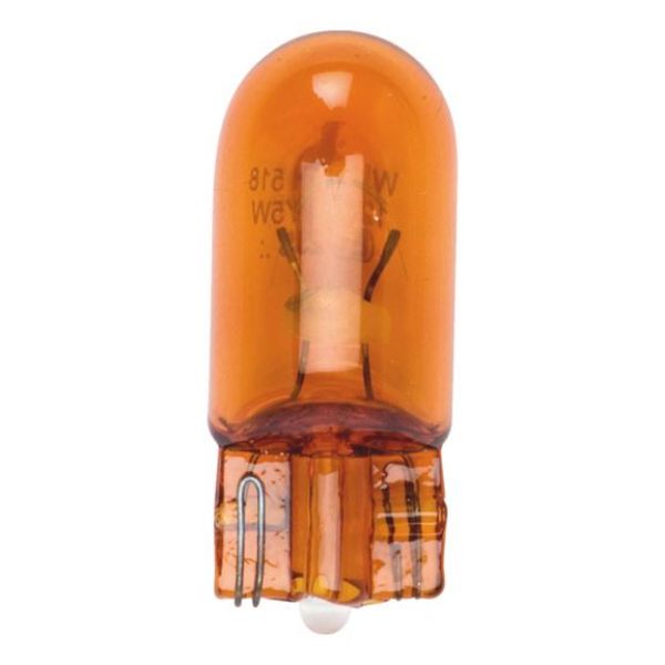Glass socket bulb - BULB-YELLOW-WY5W-W2,1X9,5D-12V-5W