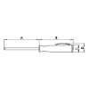 Small screwdriver with pocket clip - SCRDRIV-SL-2,5X0,4MM