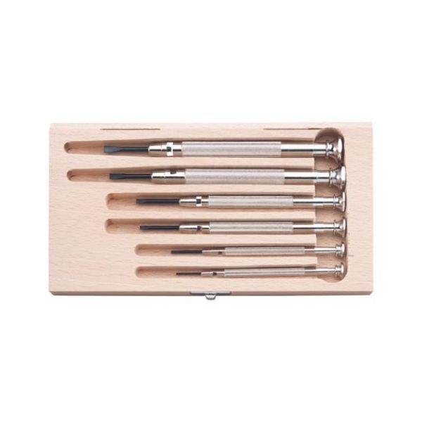 Picture for category Watchmakers' screwdriver set 6 pieces