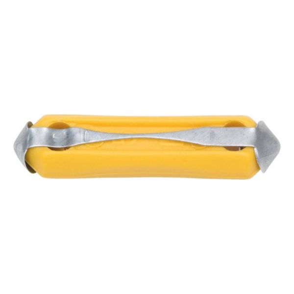 Strip fuse, DIN 72581, plastic - FSESTR-PLA-25X6MM-YELLOW-5A