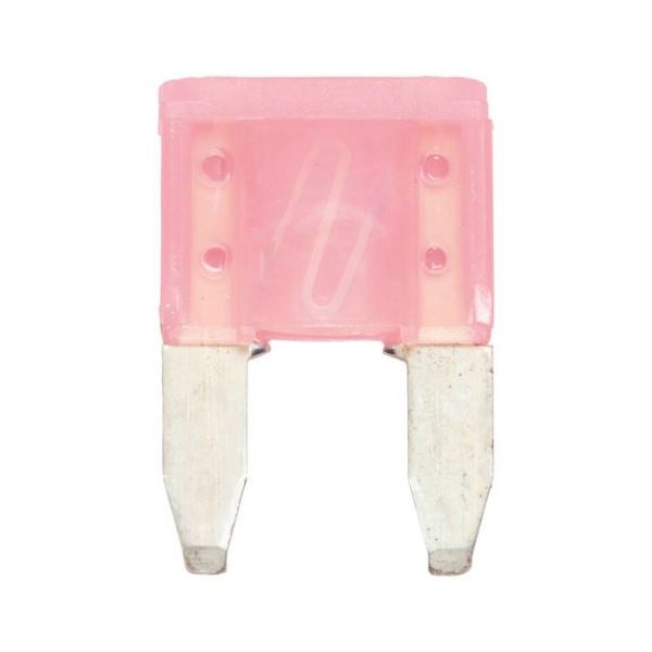 Flat blade fuse MINI Silver - FLBLDEFSE-MINI-SILVER-PINK-4A