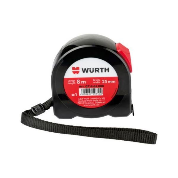 Pocket tape measure 1C-PT18 - MSRETPE-POKT-1C-PT18-W25MM-L8M