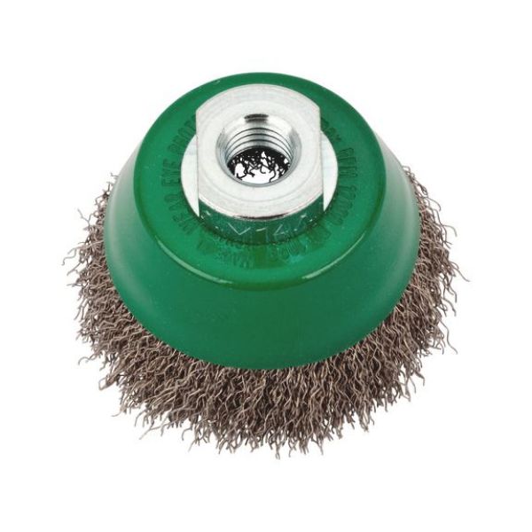 Picture for category Cup brush of corrugated stainless steel wire